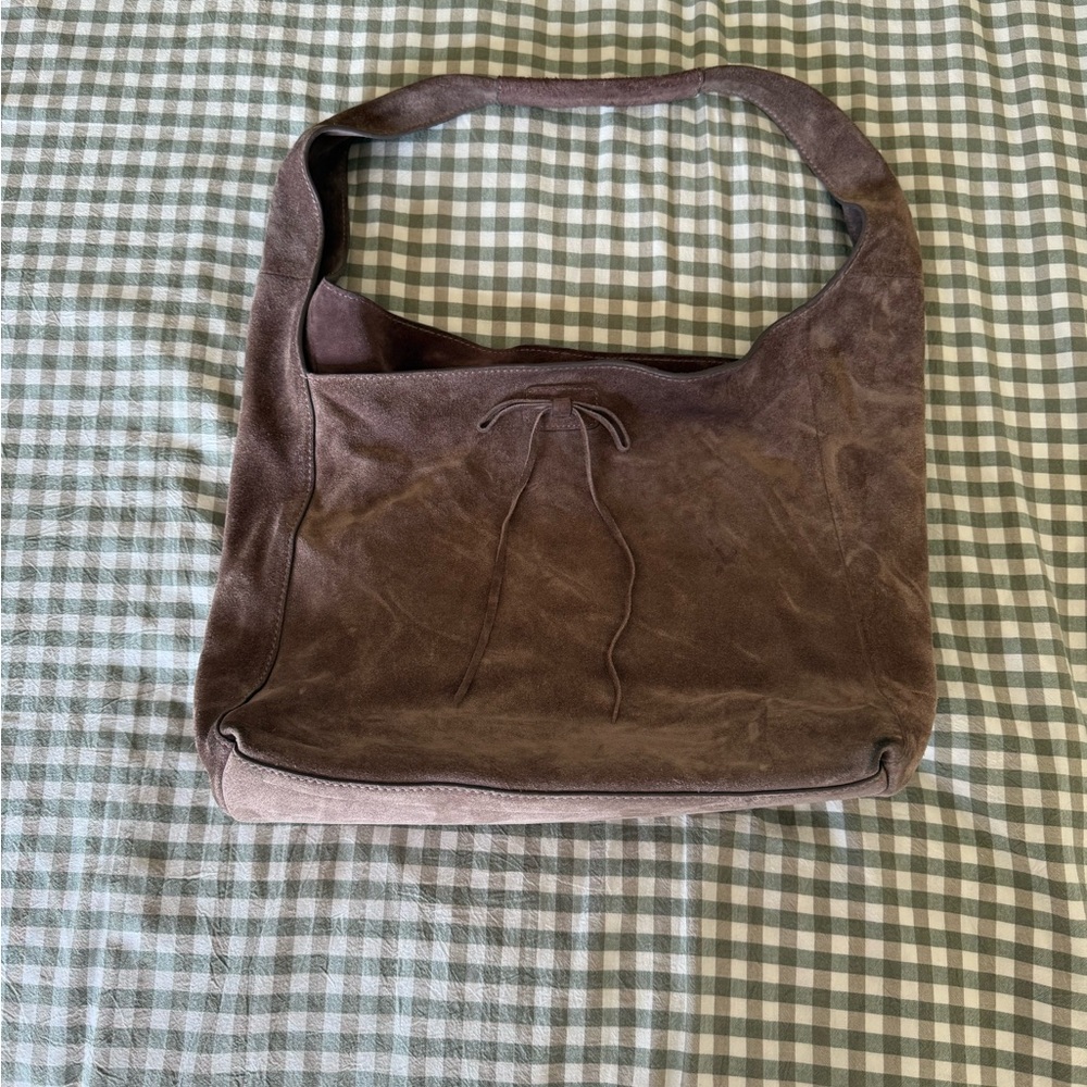 Lucky Brand Clem Mini Suede Hobo Bag